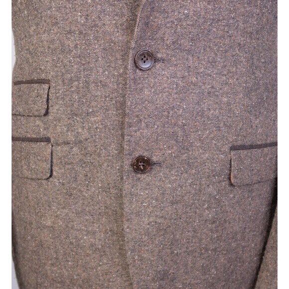 Paisley & Gray Tweed Brown Blazer 42R Casual Sports Coat Jacket Slim Wool Blend - Picture 3 of 14